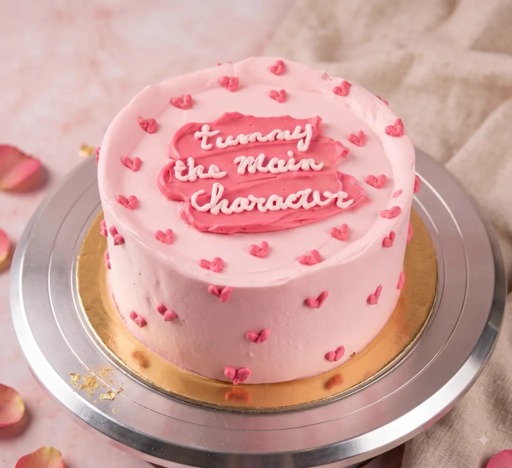 An Aniii Bakes cake in the Strawberry Vanilla style